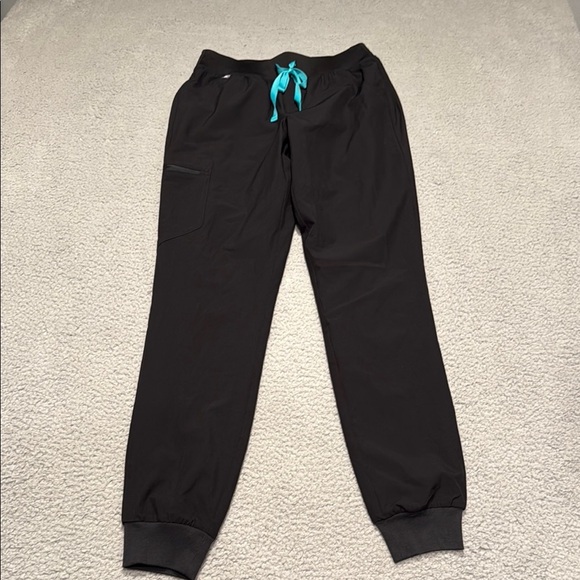Figs Zamora FREEx Mesh Lined Jogger Scrub Pants Women'sSize XS/T Black W23SW2005 - Picture 1 of 6